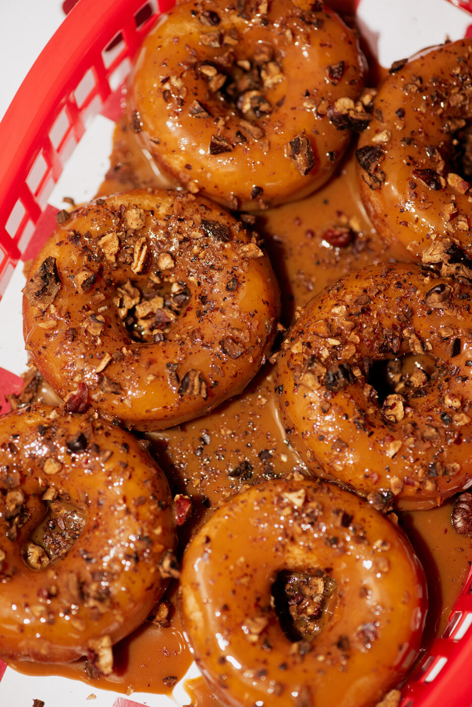 BURI mini doughnuts with homemade toppings